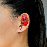 Ear Needle Red Snake