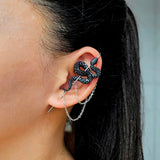 Ear Needle Black Snake