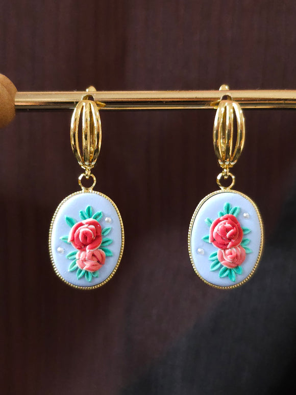 Peranakan Rose blue2