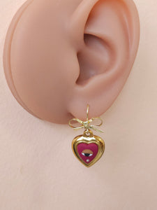 Bow Heart red