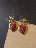 Bow Heart red
