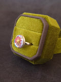 Rosy Solstice Ring (adjustable)