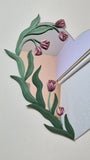 Tulip Heart Mirror (one piece ONLY)