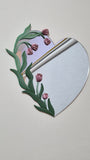 Tulip Heart Mirror (one piece ONLY)