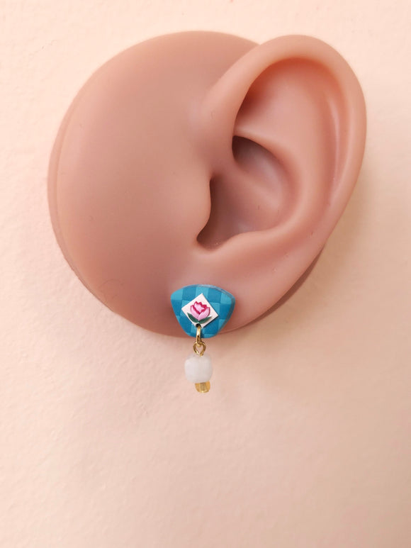 Keronsang matching stud (rose quartz)