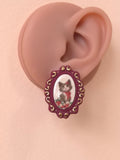 Meowdeline Vintage Frame (dark red)