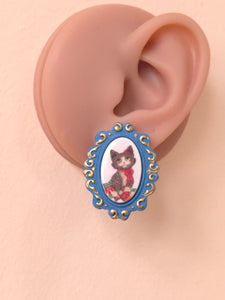 Meowdeline Vintage Frame (blue)