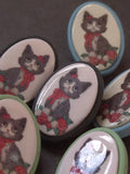 Meowdeline Oval (blue)
