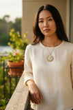 Celestial Pendant double sided (sun, star, moon)